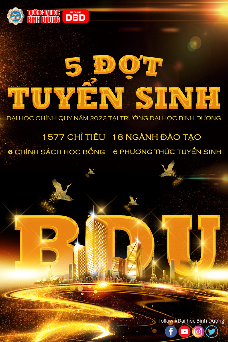 12 7 5 DOT TUYEN SINH TAI BDU TRONG NAM 2022